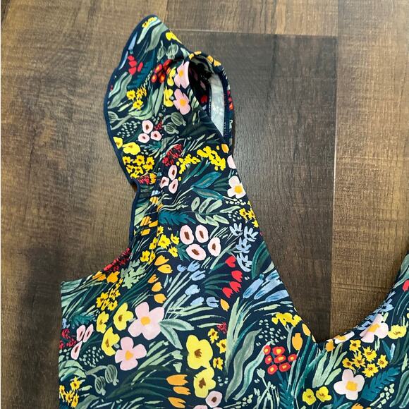 Summersalt x Rifle Paper Co. Swimsuit The Ruffle Backflip Size 16 - Picture 2 of 7